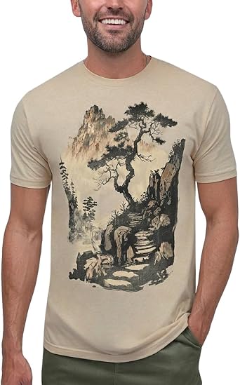 INTO THE AM Graphic Tees for Men S - 4XL Premium Short