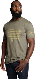 Grunt Style American Acid - USA Flag Graphic Tee, Patriotic
